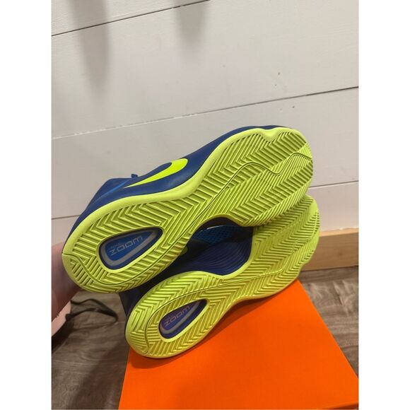 Nike Zoom Hyperfuse 2014 Gym Blue Volt Photo Blue Size 13 NEW - Picture 7 of 7